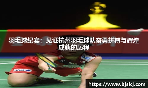 羽毛球纪实：见证杭州羽毛球队奋勇拼搏与辉煌成就的历程